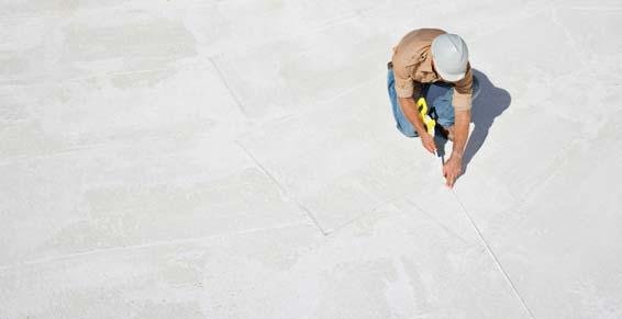 Etanchéité - Prise de mesures sur les toits