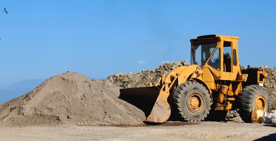 Sables cailloux et granulats