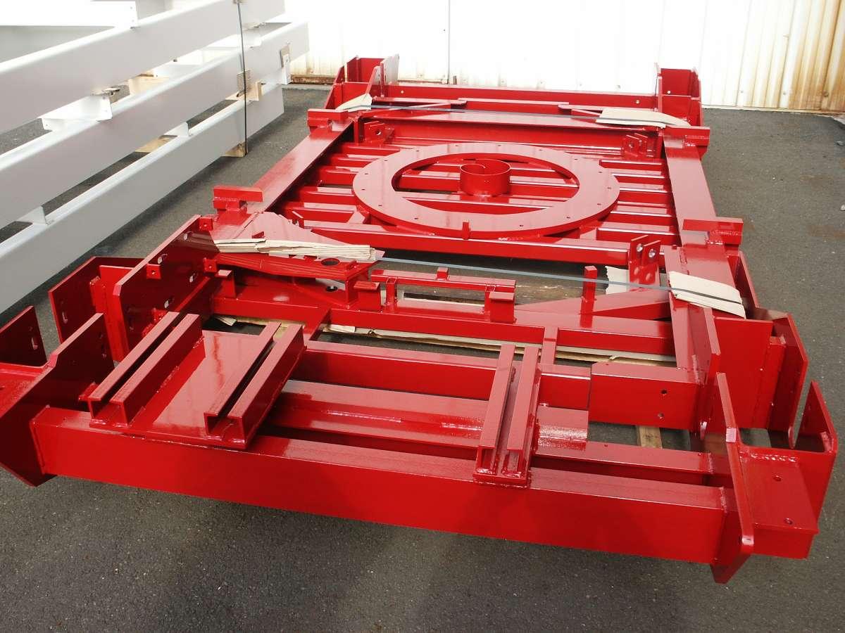 Structure table tournante