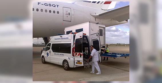 Ambulances - transfert aéroport