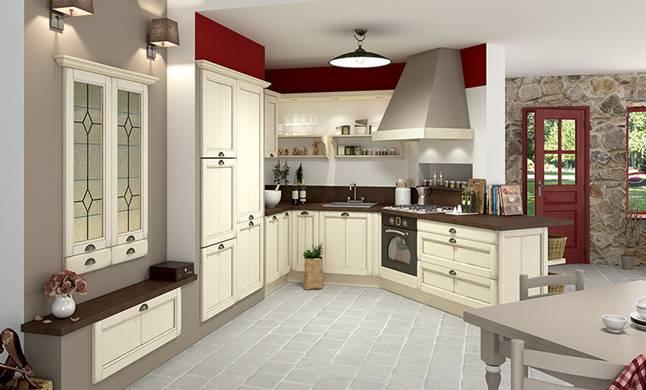 Béatrice Cuisines et Bains à Cogolin dans le Var (83) -Cuisine Cabrière ivoire