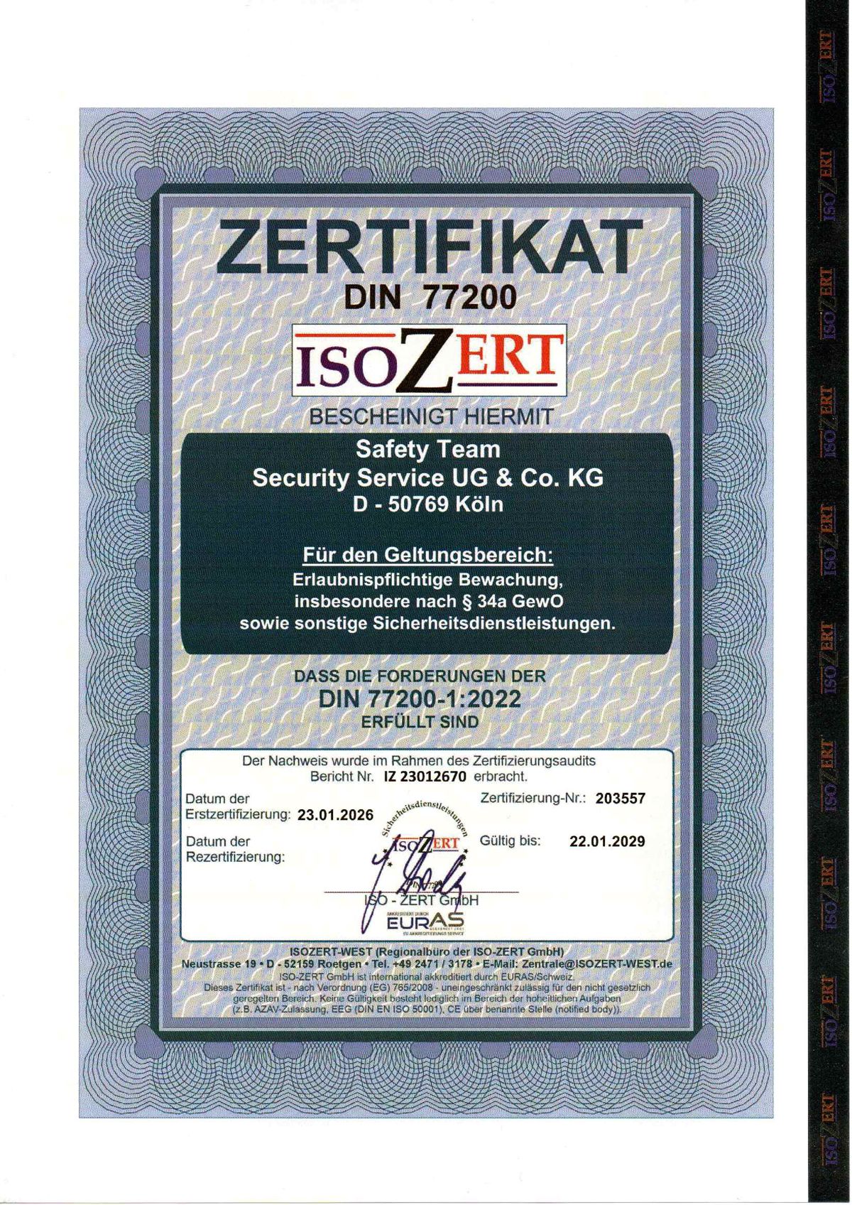 Deutsche Sicherheitszertifizierung 