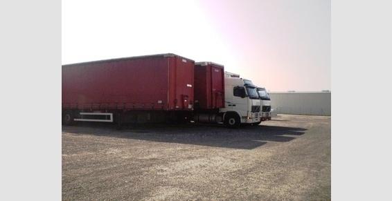 Drome freinage garage sur l’échangeur Montélimar sud poids lourds