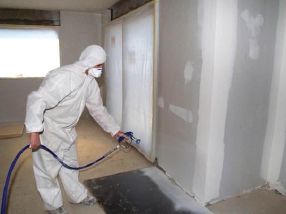 Peinture au pistolet en maison neuve à Challans (85)