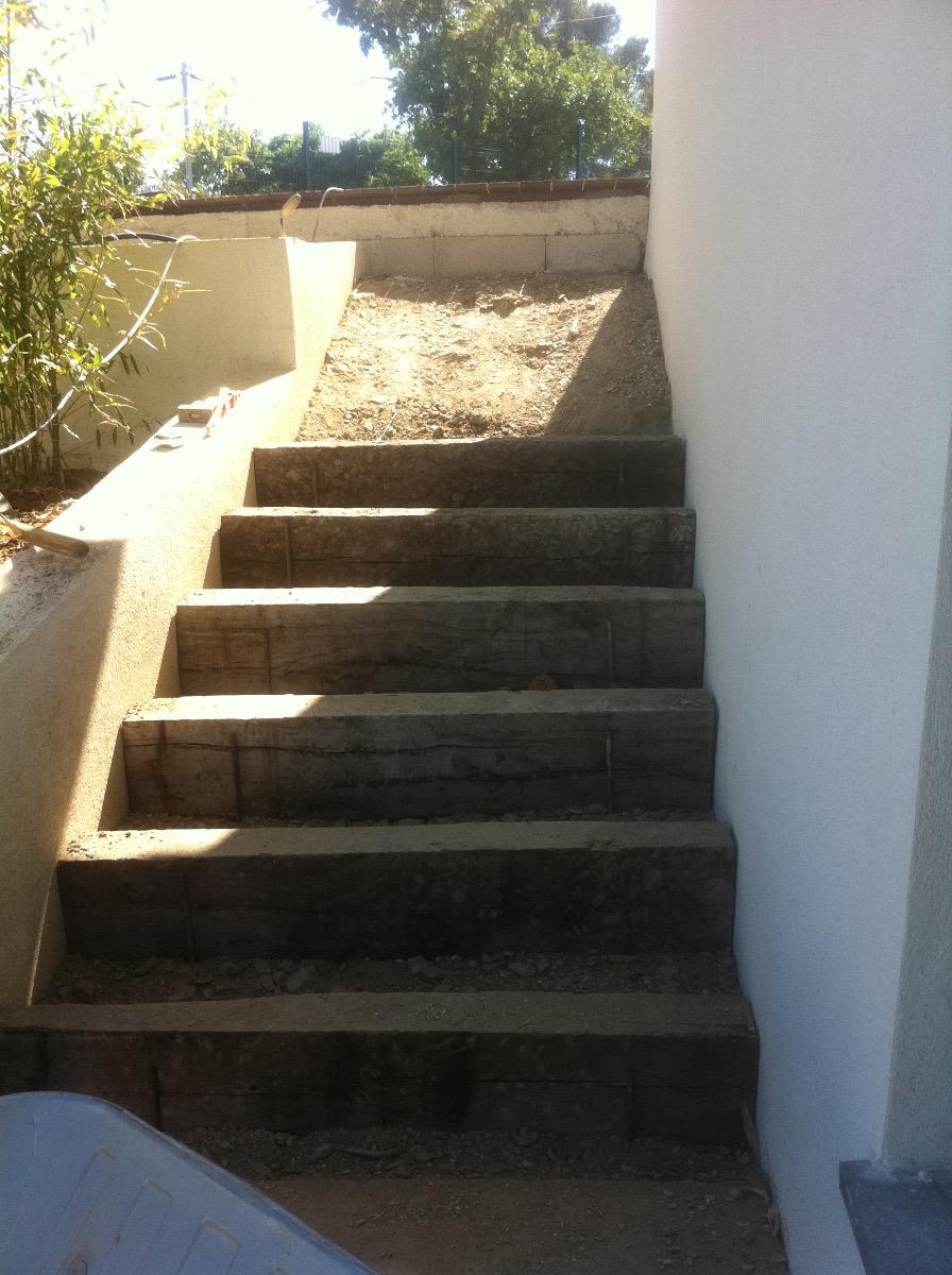 Création d'un escalier