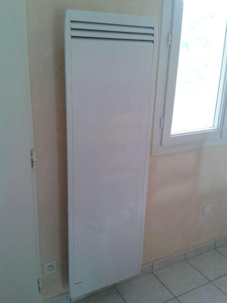 Chauffage électrique vertical à blois