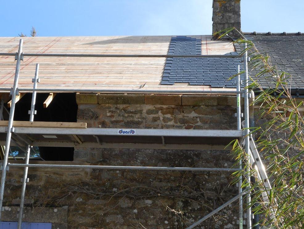 Rénovation de couverture en ardoise