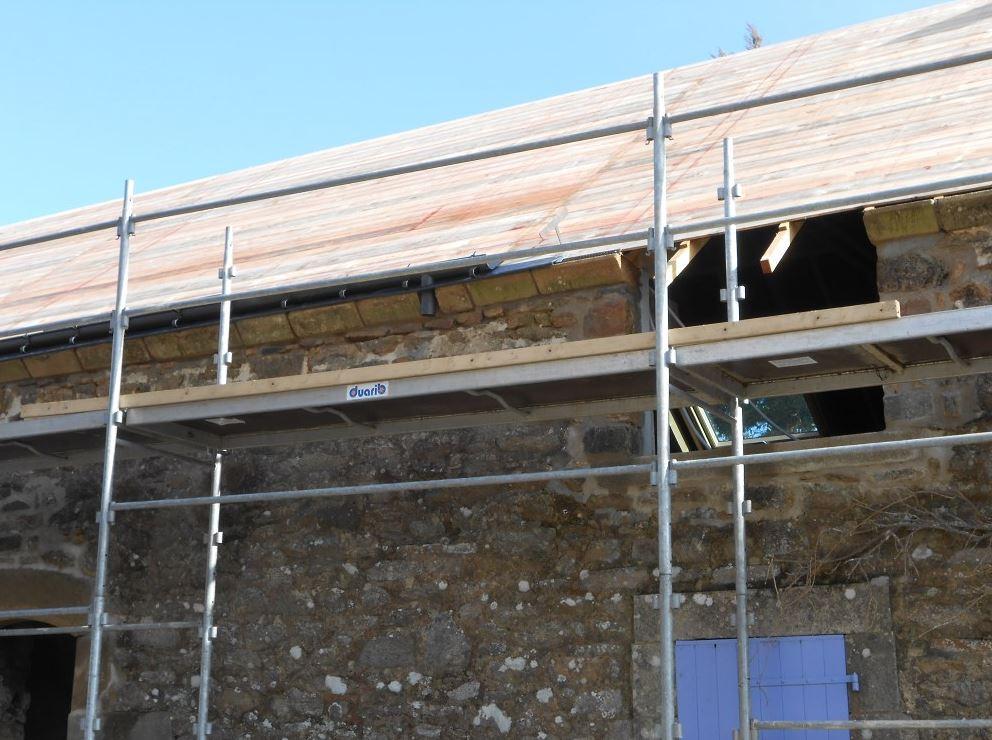 Couverture en ardoise