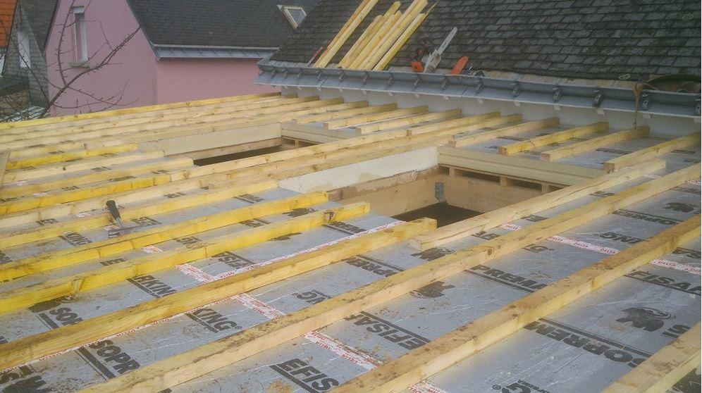 Travaux d'isolation sarking