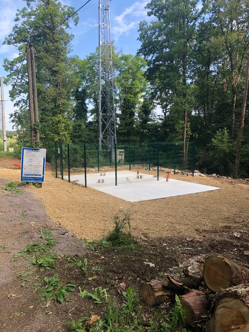 Installation pylône télécom à Bron - Renforcement et Maintenance