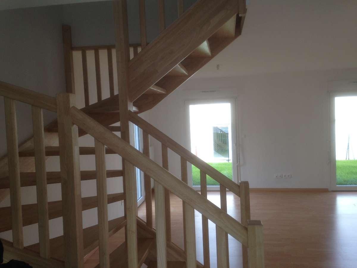 Menuiserie Dubois-Lieugaut - Installation escalier double quart - Meur