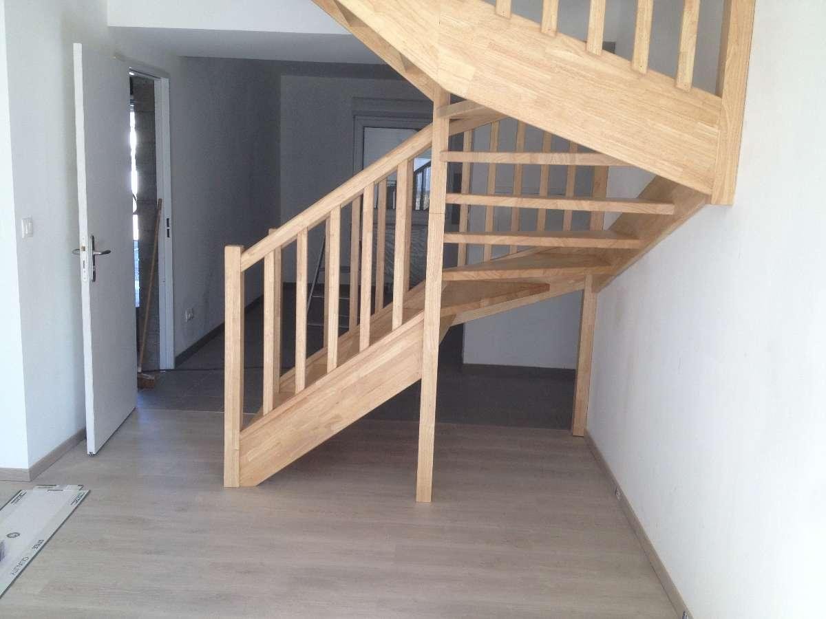 Menuiserie Dubois-Lieugaut - Installation escalier double quart - Meur