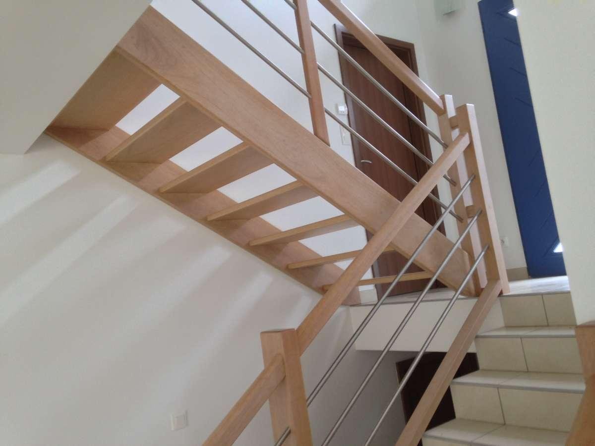 Menuiserie Dubois-Lieugaut - Installation escalier 1/2 niveau - Meurth