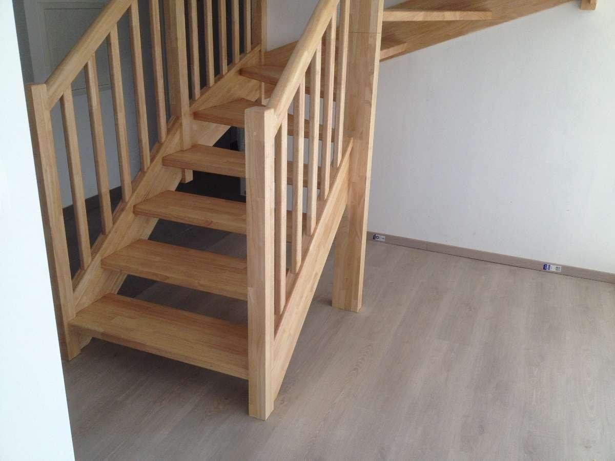 Menuiserie Dubois-Lieugaut - Installation escalier double quart - Meur