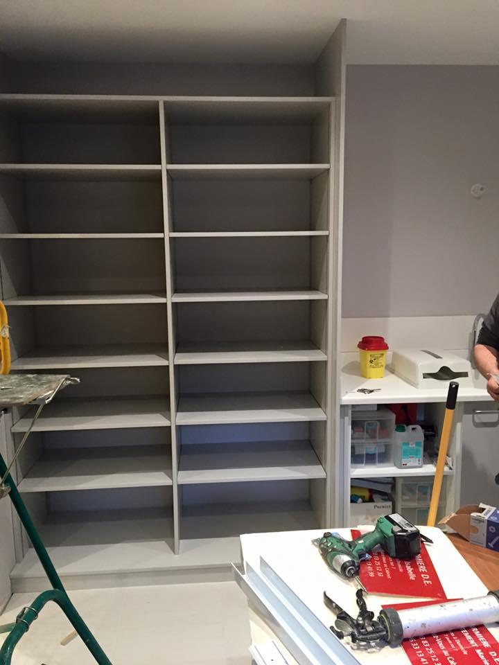 Menuiserie Dubois-Lieugaut -Agencement de placard sur mesure