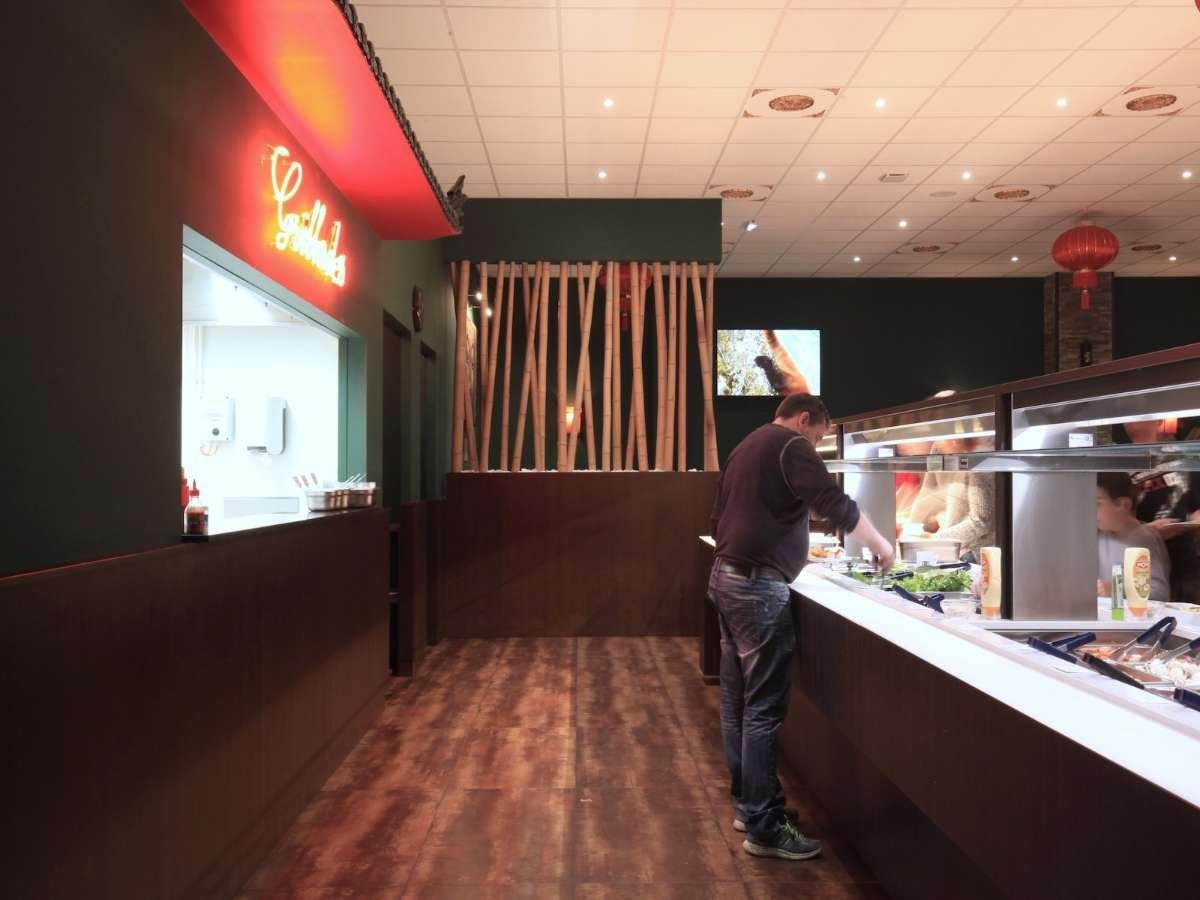 Les buffets et le coin grillades