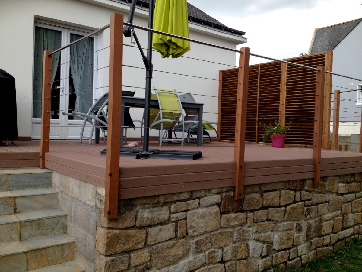 Terrasse et Garde corps ABELIA PAYSAGES BAUD