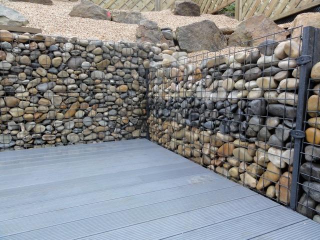 Réalisation de Gabions par ABELIA PAYSAGES