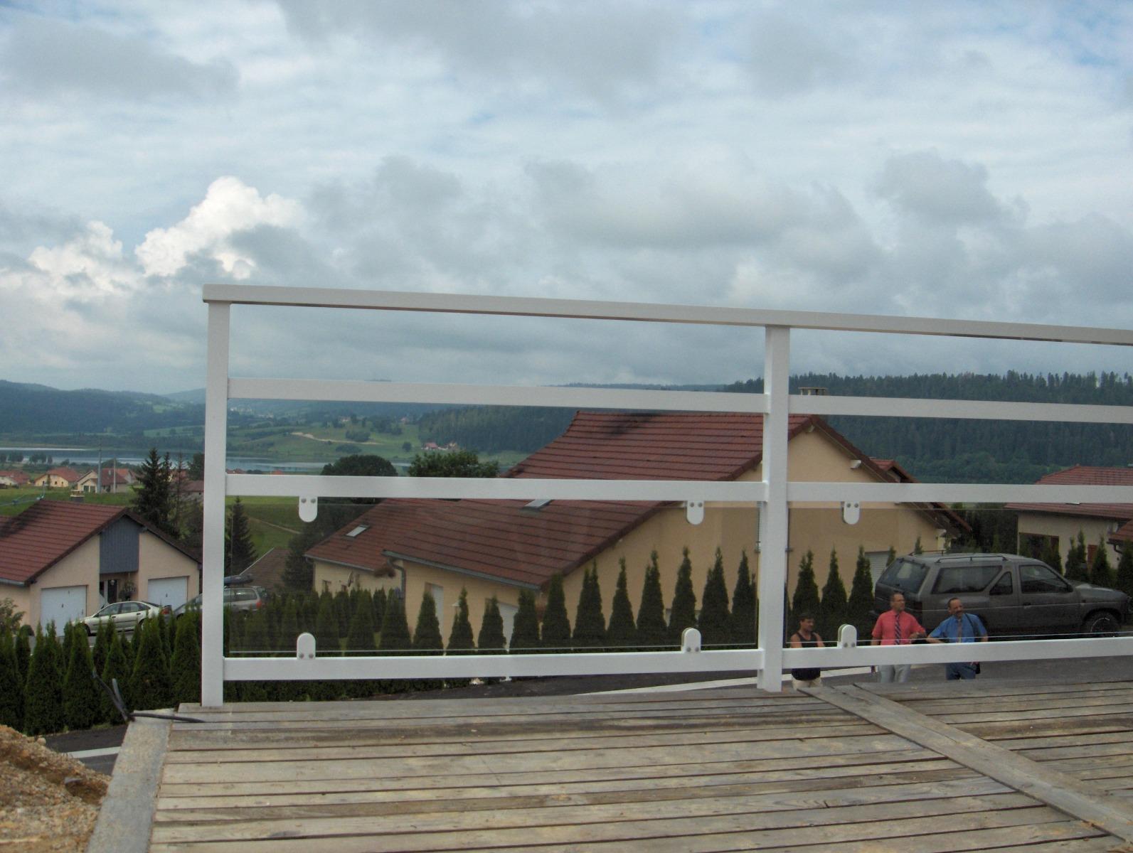 rambarde demi vitrée