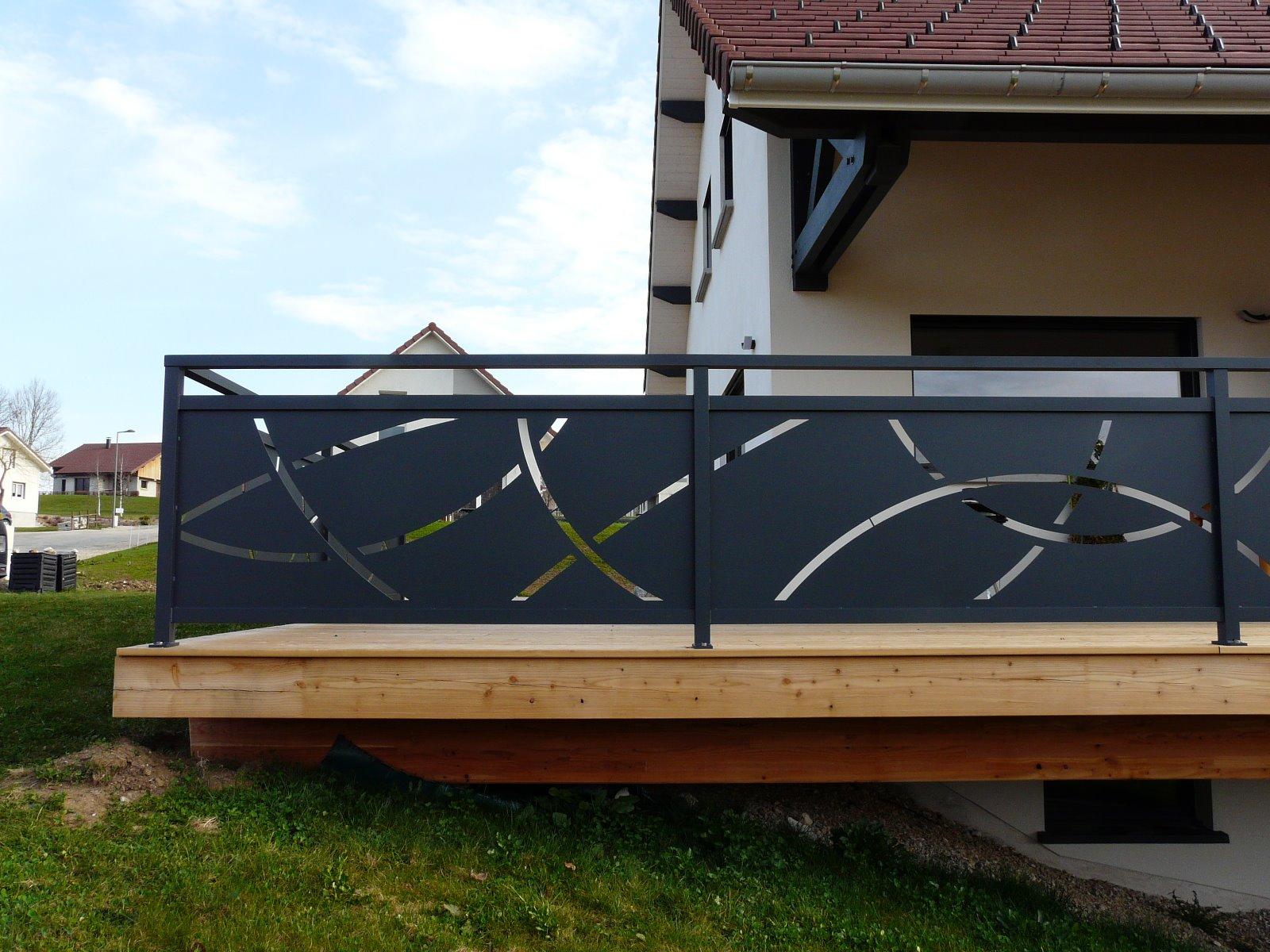 rambarde alu coupe laser