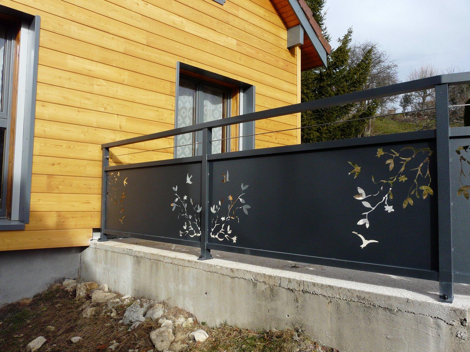 rambarde alu coupe laser