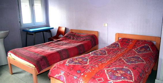 Chambre 2 lits simples - Hôtel Angers