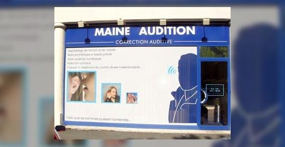 audioprothésistes - vitrine