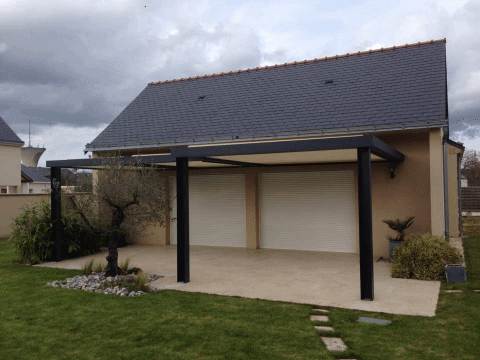 réalisation pergola aluminium