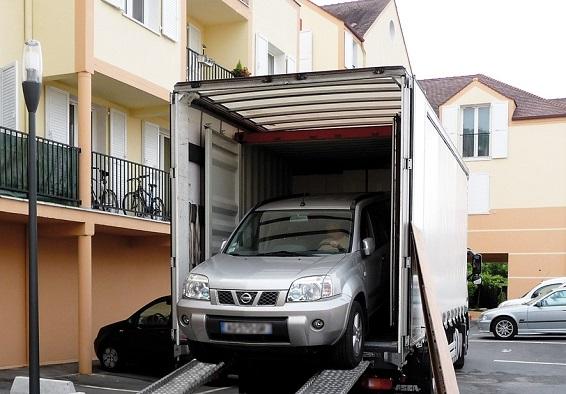 Conteneurisation d'un véhicule