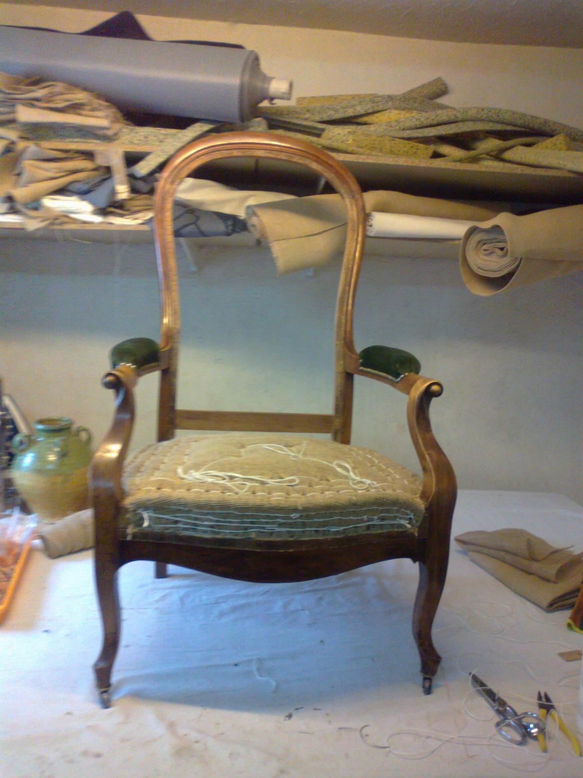 Restauration de sièges à Briançon