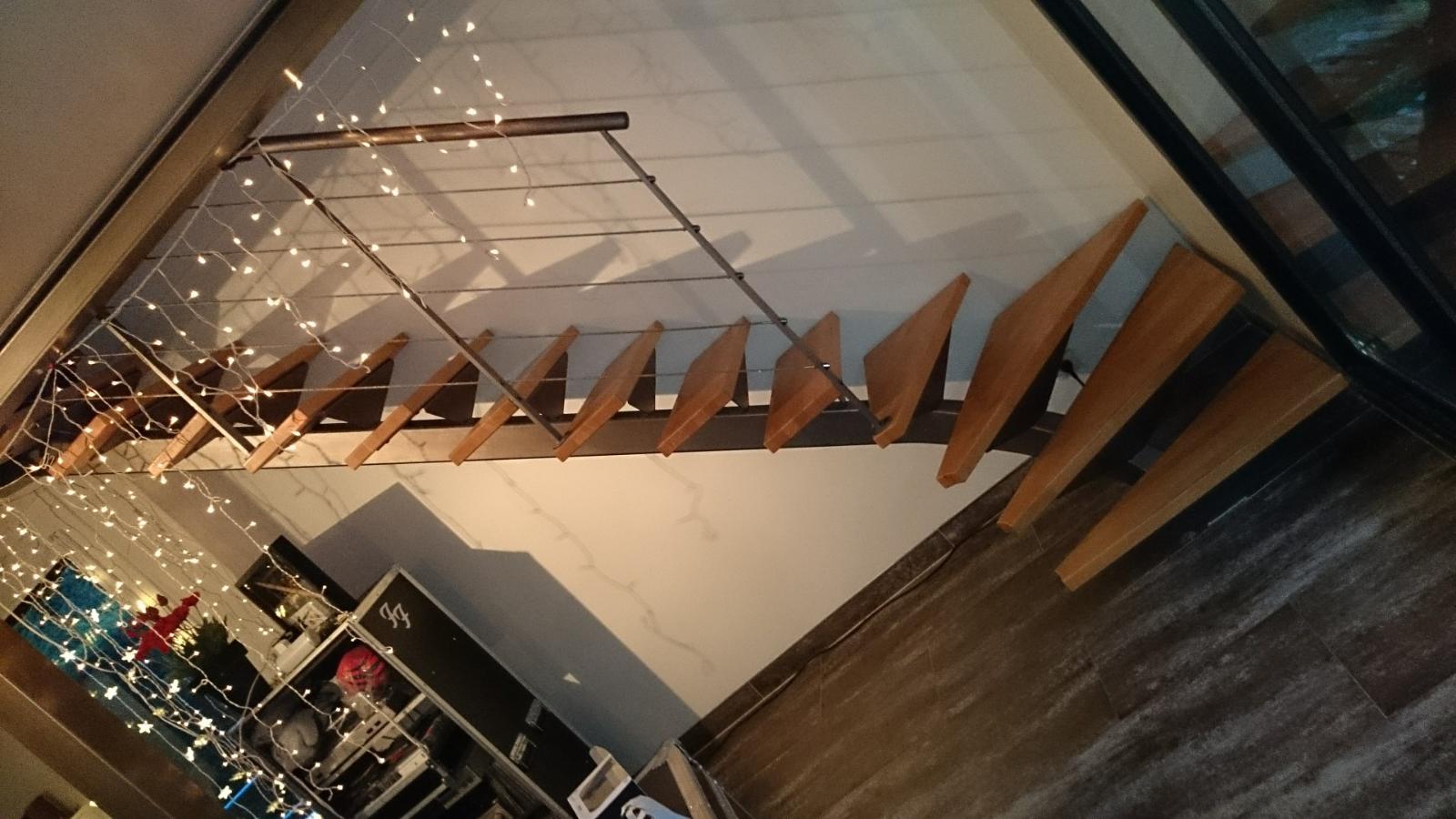 escalier à limon central