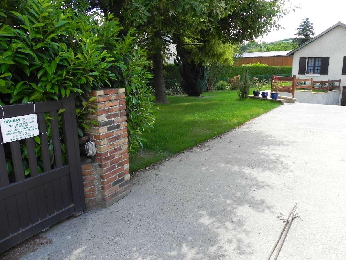 Aménagement allée aprés