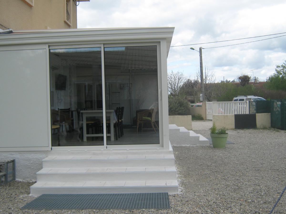 Véranda baie vitrée