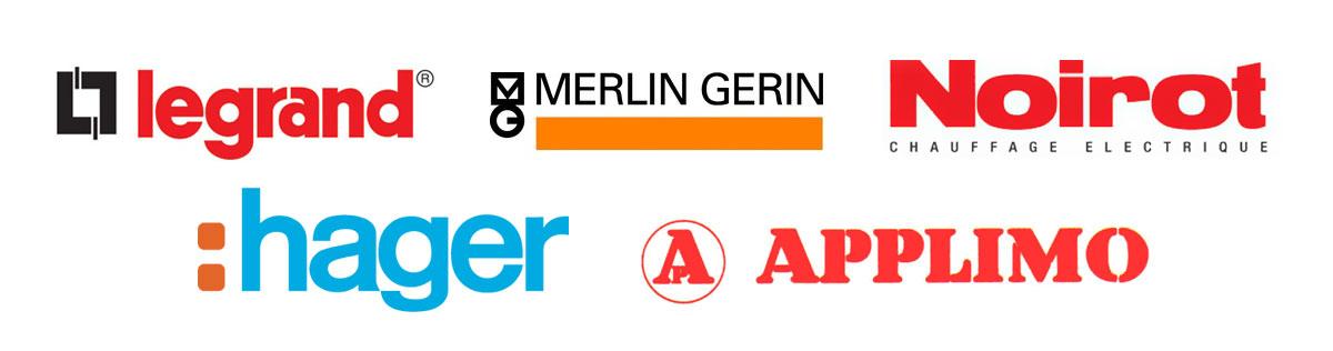 Hager Noirot Applimo Legrand Merlin Gerin Campa Acova