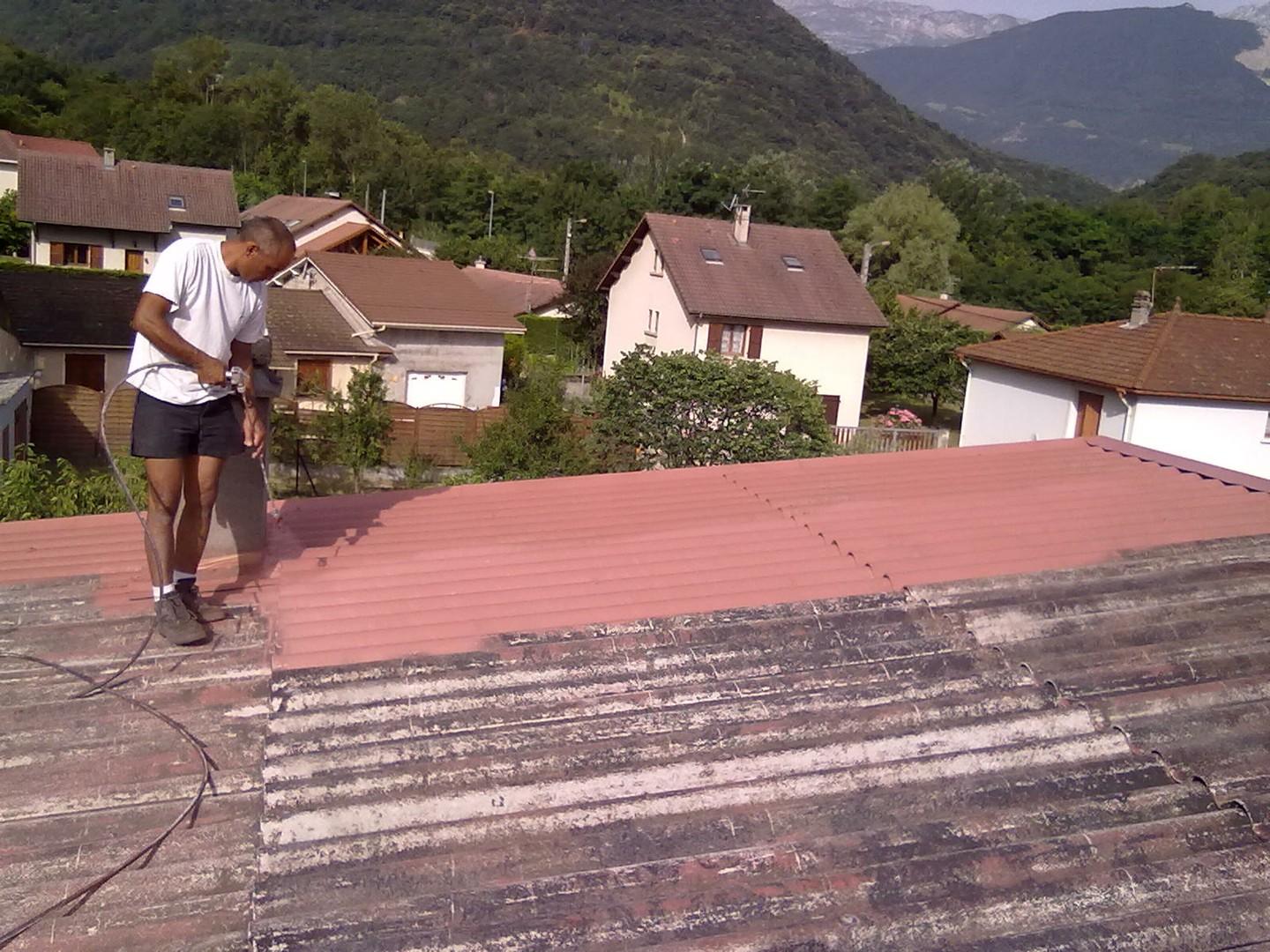 Hydrofuge coloré (traitement de tuile)