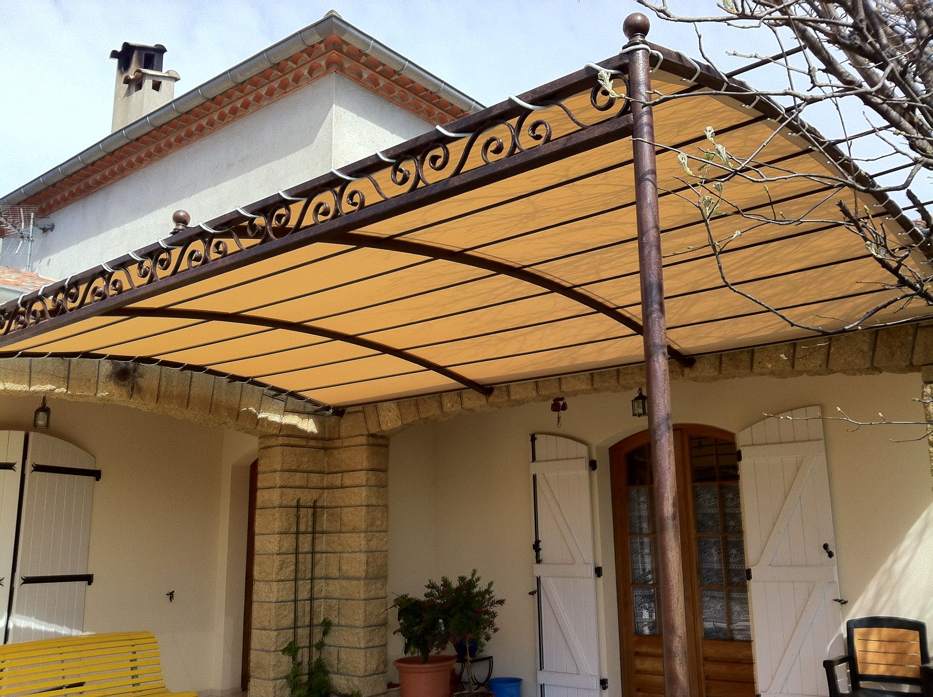 Pergola en fer forgé