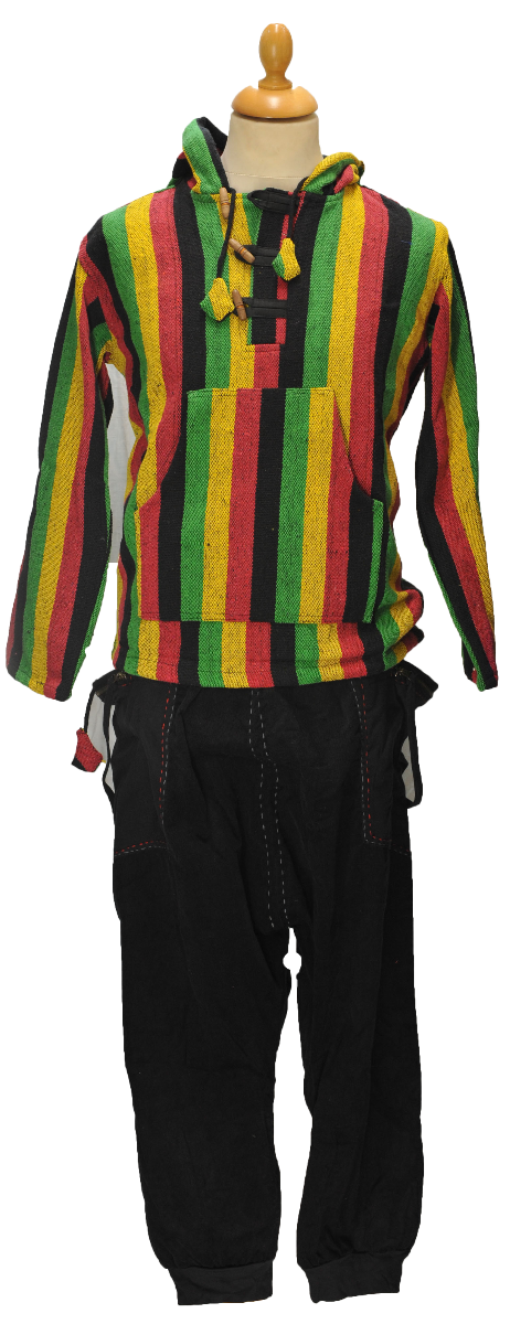 Ensemble homme avec pull rasta