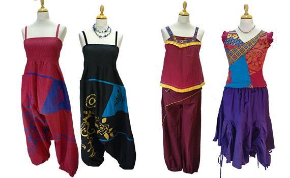 Ensemble sarouel et débardeurs assortis