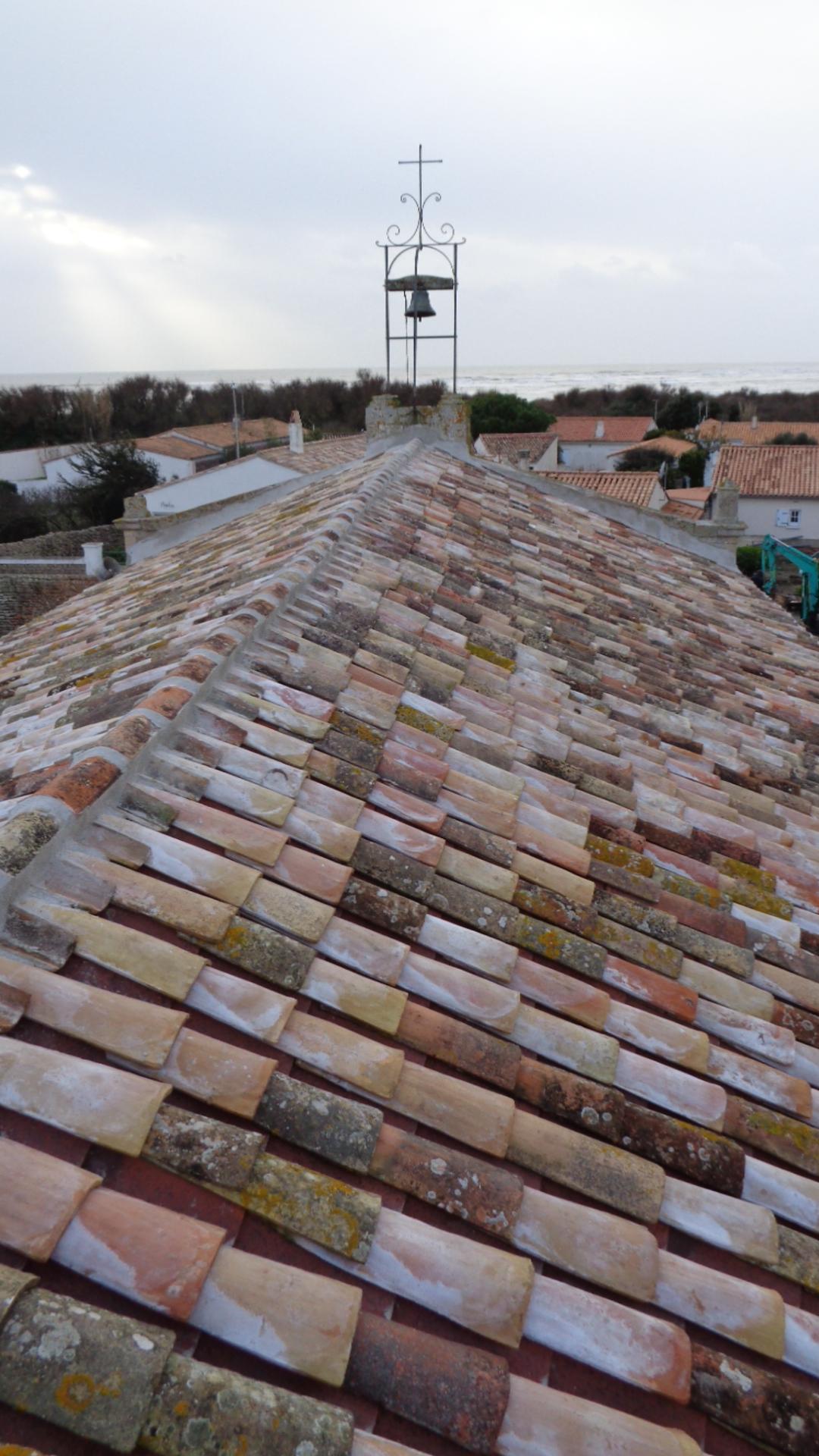 Thomy Entreprise, restauration couverture de la chapelle St-Sauveur