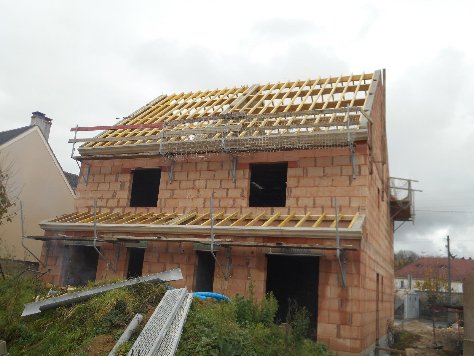 Charpente traditionnelle a Gretz Armainvilliers