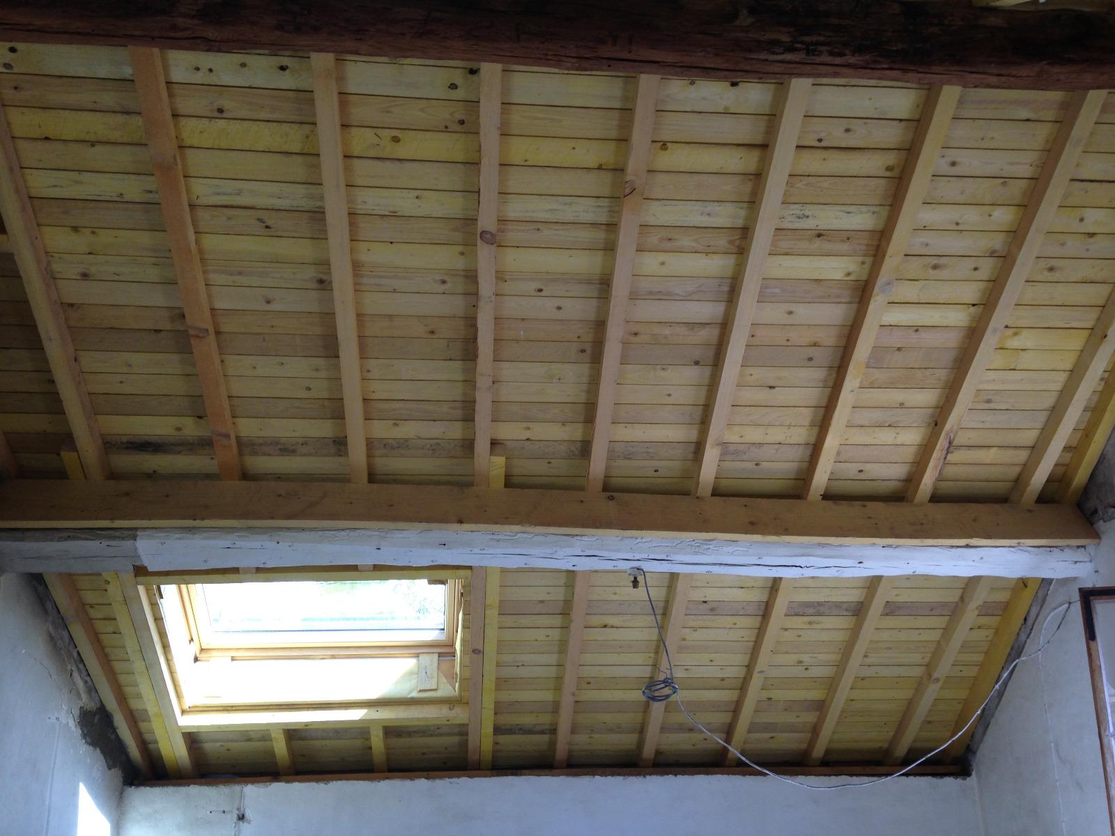 Isolation sur la toiture type sarking a Fontenay Sous Bois