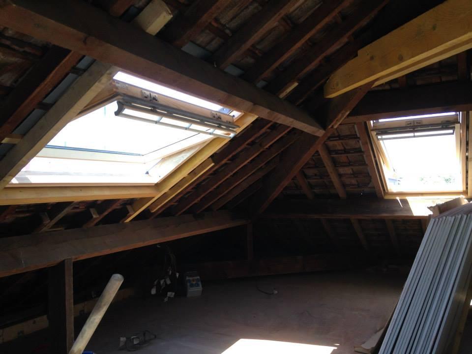 Amenagement de combles32isolations et pose de fenetre de toit