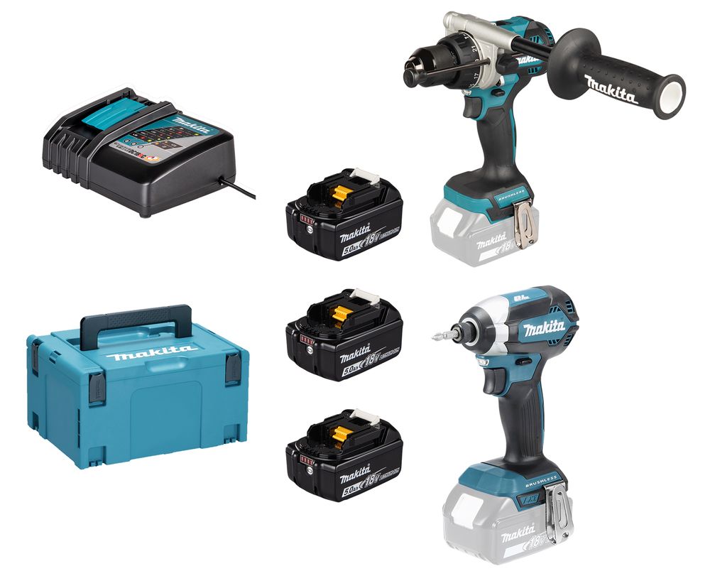 KIT AVVITATURA MAKITA DLX2550TJ A BATTERIA 18V LI-ION