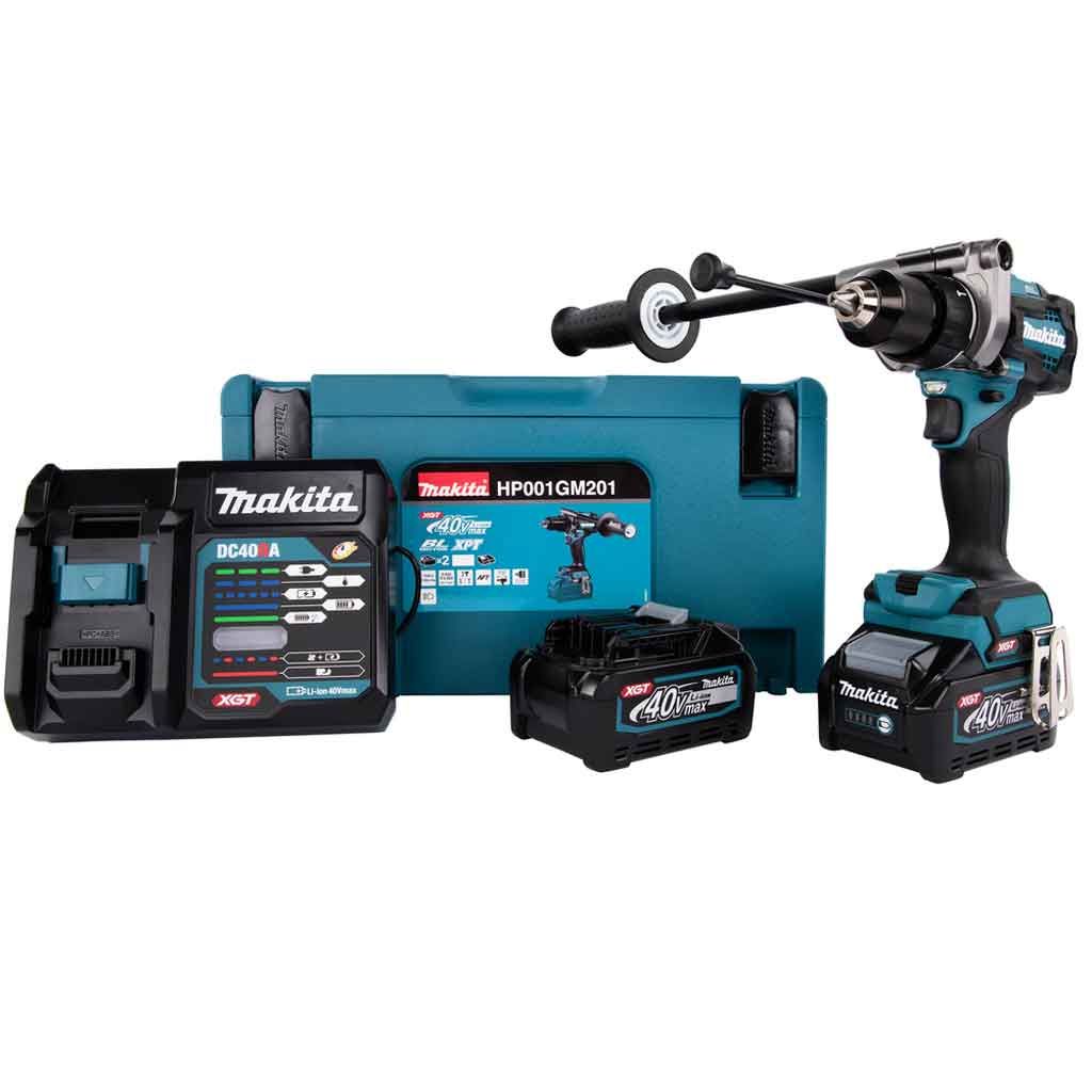 TRAPANO AVVITATORE MAKITA HP001GM201 A BATTERIA 40V LI-ION