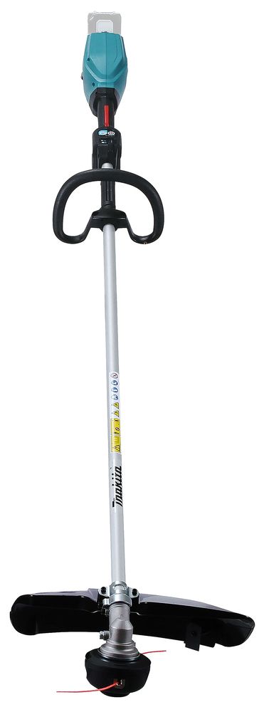 Un decespugliatore Makita con una borsa di accessori