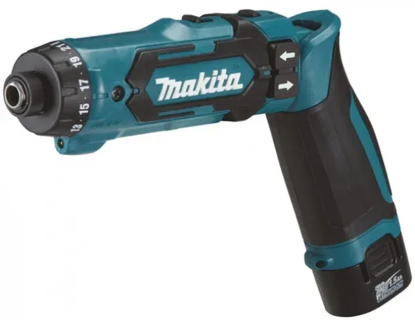 TRAPANO AVVITATORE A PISTOLA DF012DSJ MAKITA A BATTERIA  7,2V LI-ION