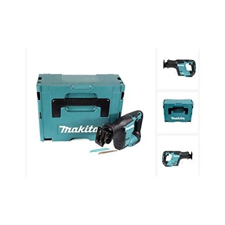 Un seghetto alternativo a batteria Makita in una custodia.