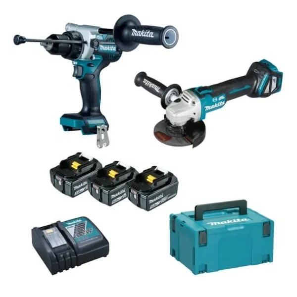 KIT ELETTROUTENSILI  MAKITA DLX2435TJ A BATTERIA 18V LI-ION