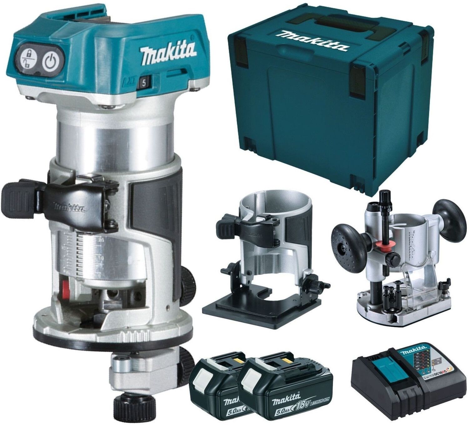 RIFILATORE MAKITA DRT50RTJX2 A BATTERIA 18V LI.ION