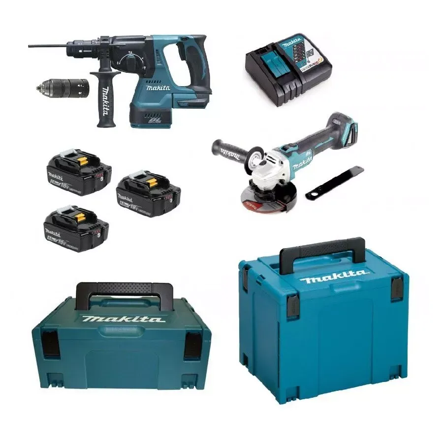 KIT  ELETTROUTENSILI MAKITA DLX2256TJ1 A BATTERIA 18V LI-ION